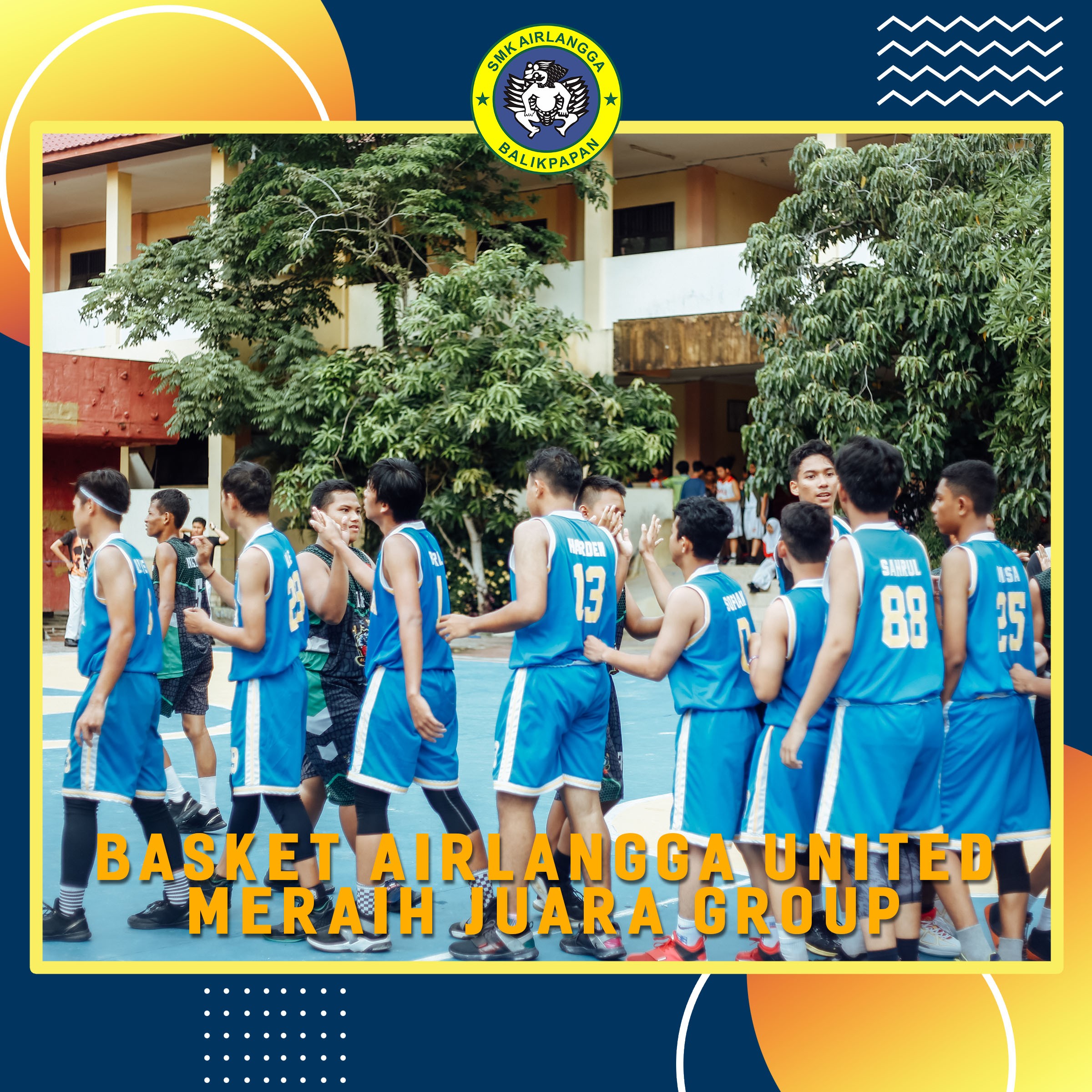 Basket Airlangga United Berhasil Meraih Juara Group