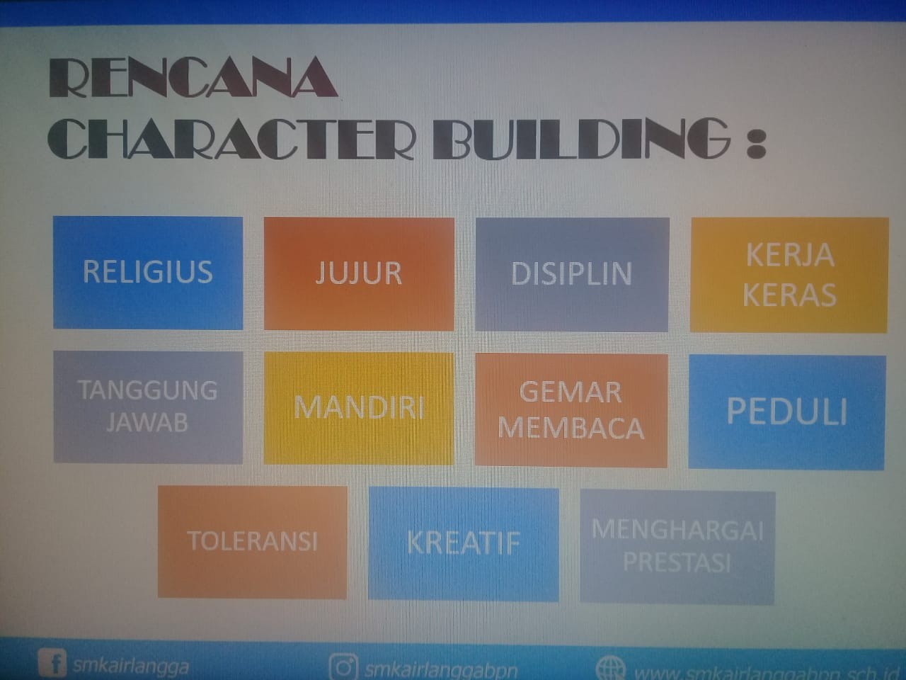 CHARACTER BUILDING SMK AIRLANGGA